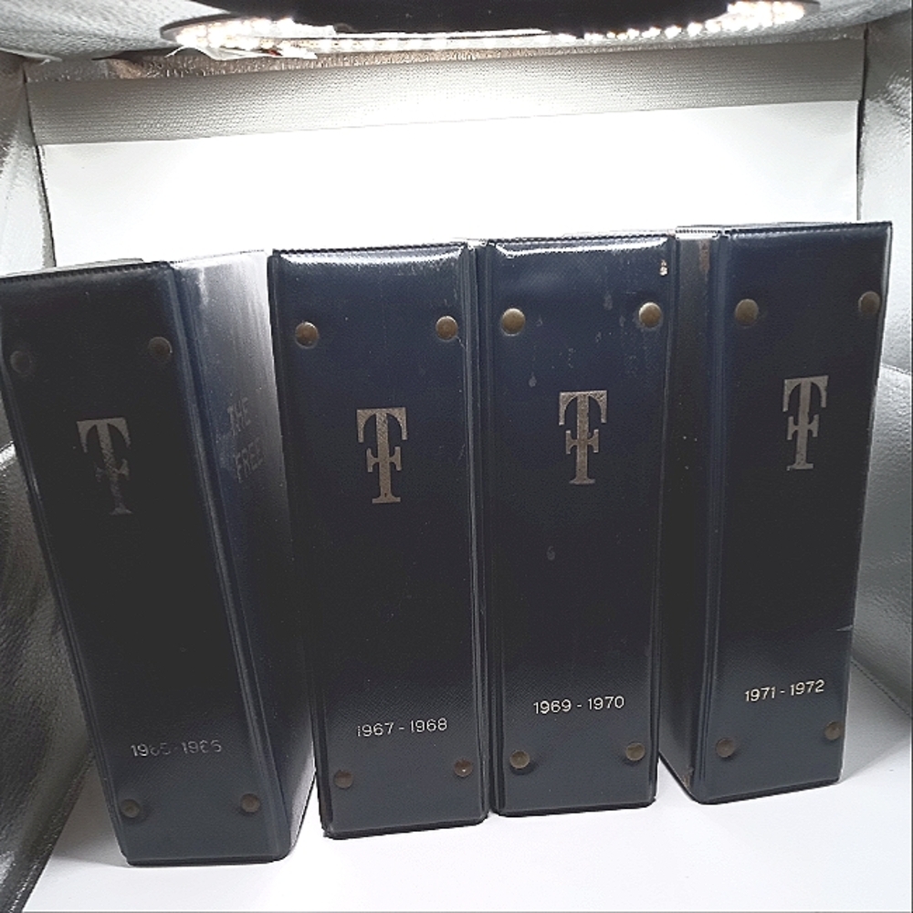 1966 - 1972 The Texas Freemason Paperbacks Lot Bound And Dated.... Rare